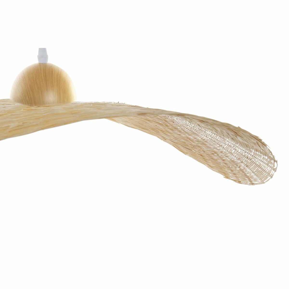 Taklampa DKD Home Decor PAMELA NATURAL Bambu (Renoverade B) - 3