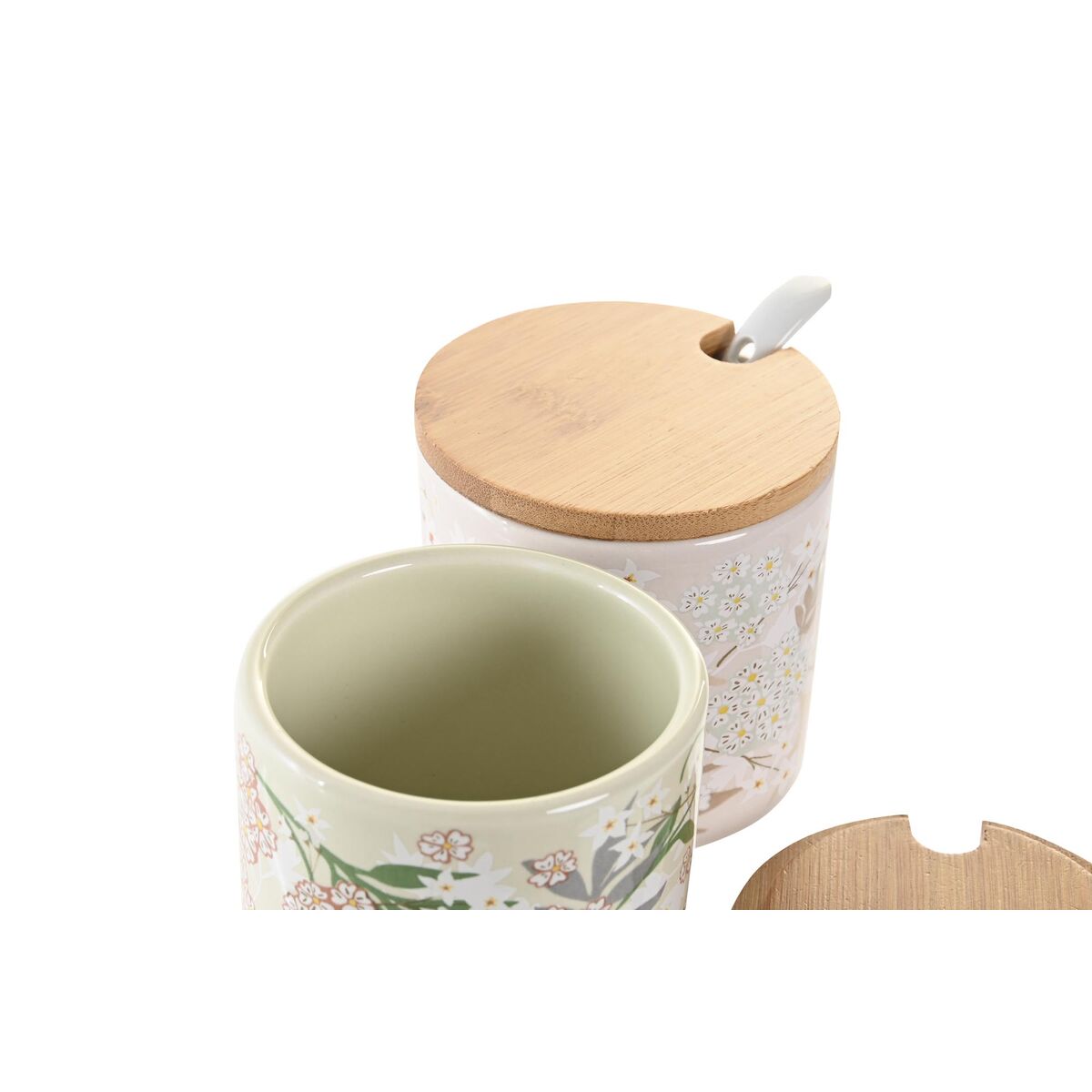 Sockerströare DKD Home Decor Bambu Dolomite (7,5 x 7,5 x 7,5 cm) - 3