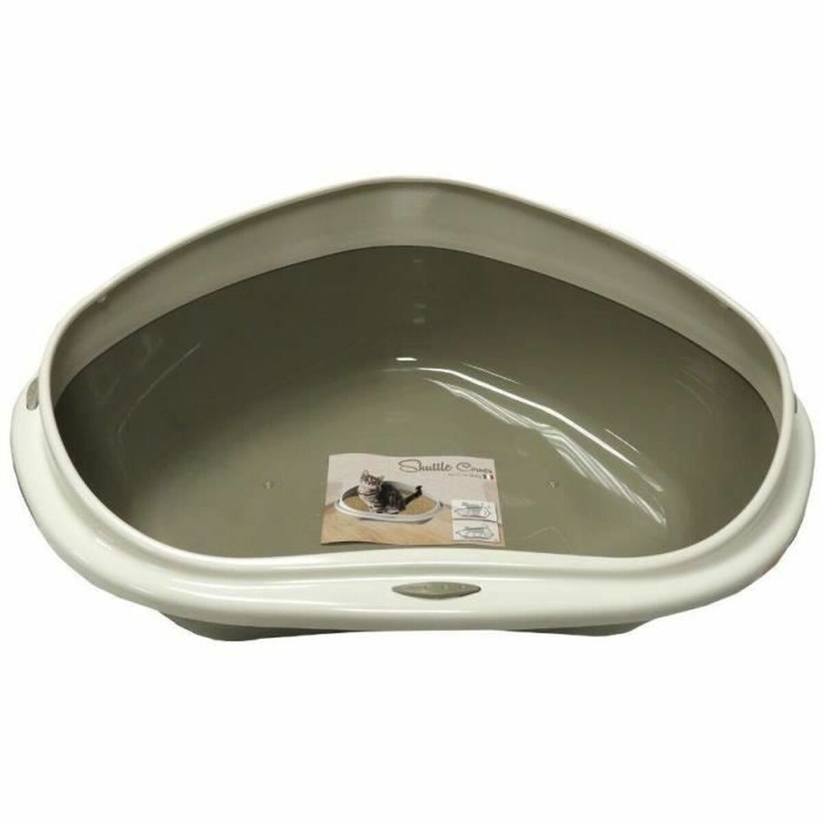 Kattlåda Aimé Beige Beige-brun (taupe) Plast - 2