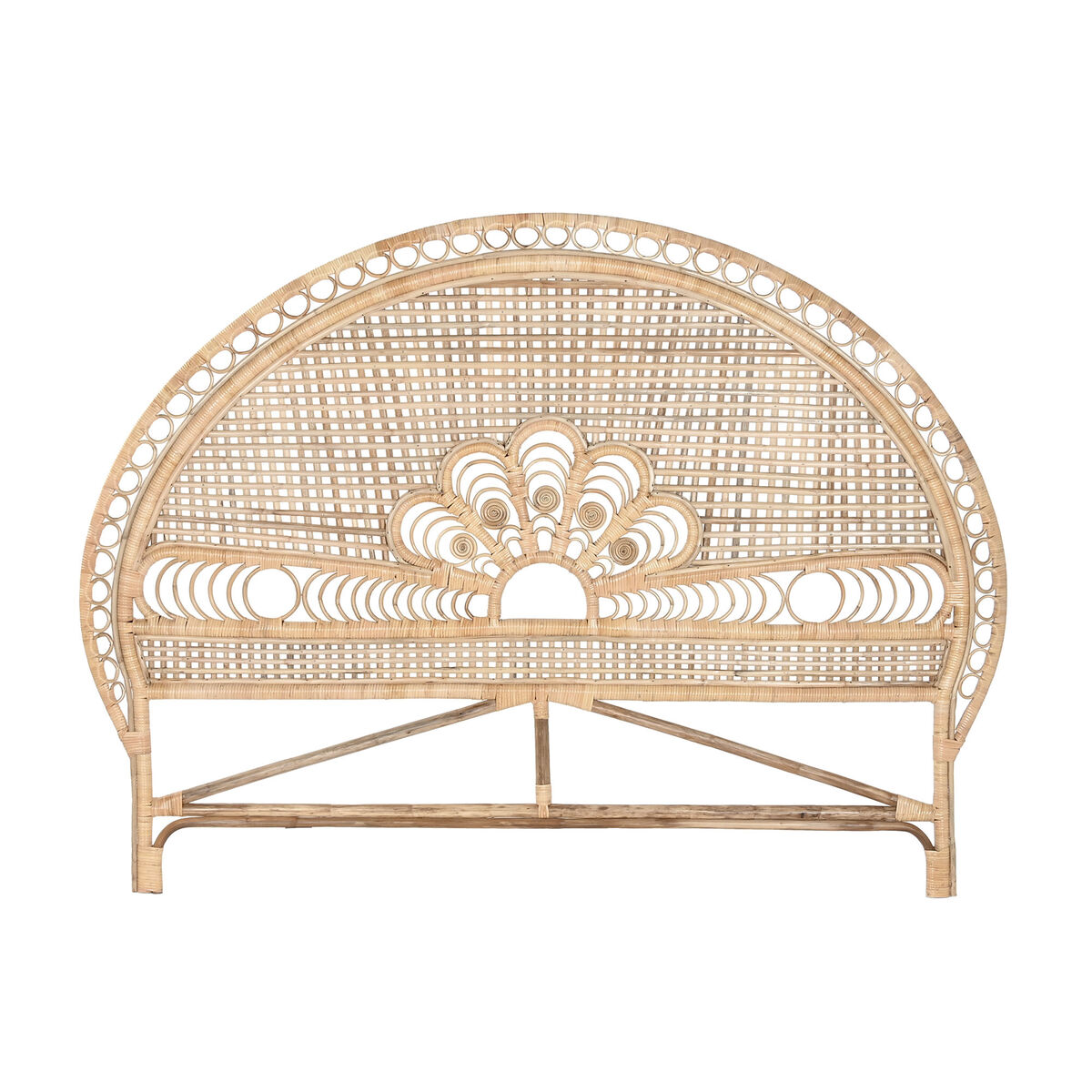 Sänggavel Home ESPRIT Naturell 175 x 3 x 130 cm