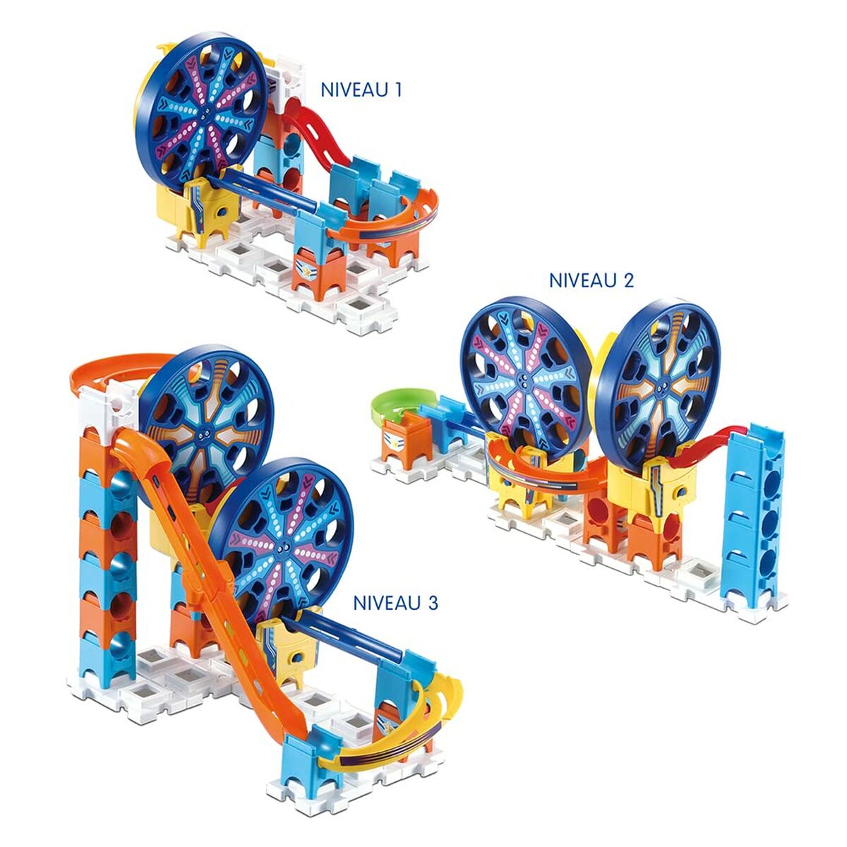 Kulspel Vtech Marble Rush - Expansion Kit Electronic - Fun Fair Set Bana 26 Delar Bana med Ramper + 4 år - 2