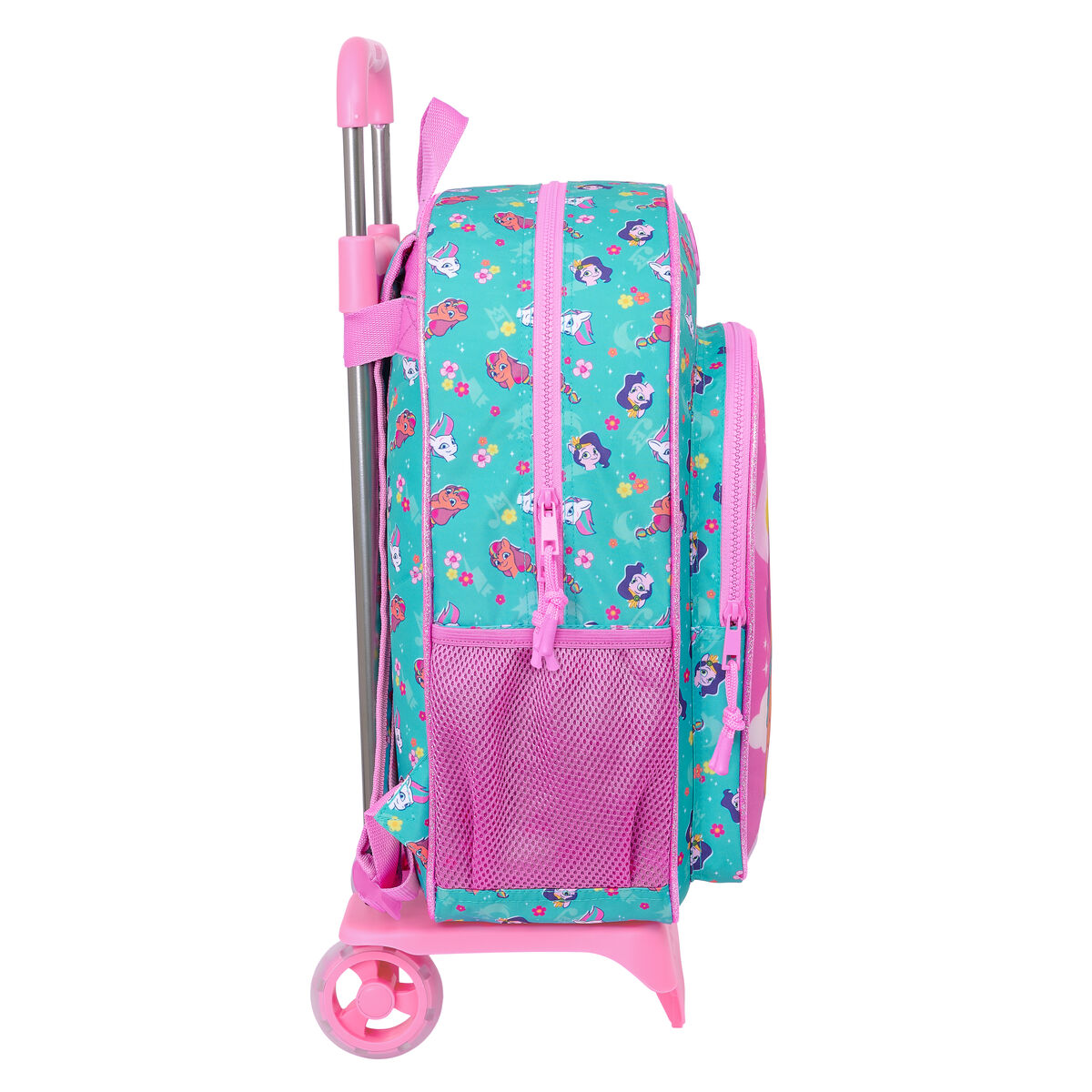 Skolväska med hjul My Little Pony Magic Rosa Turkos 33 x 42 x 14 cm - 2