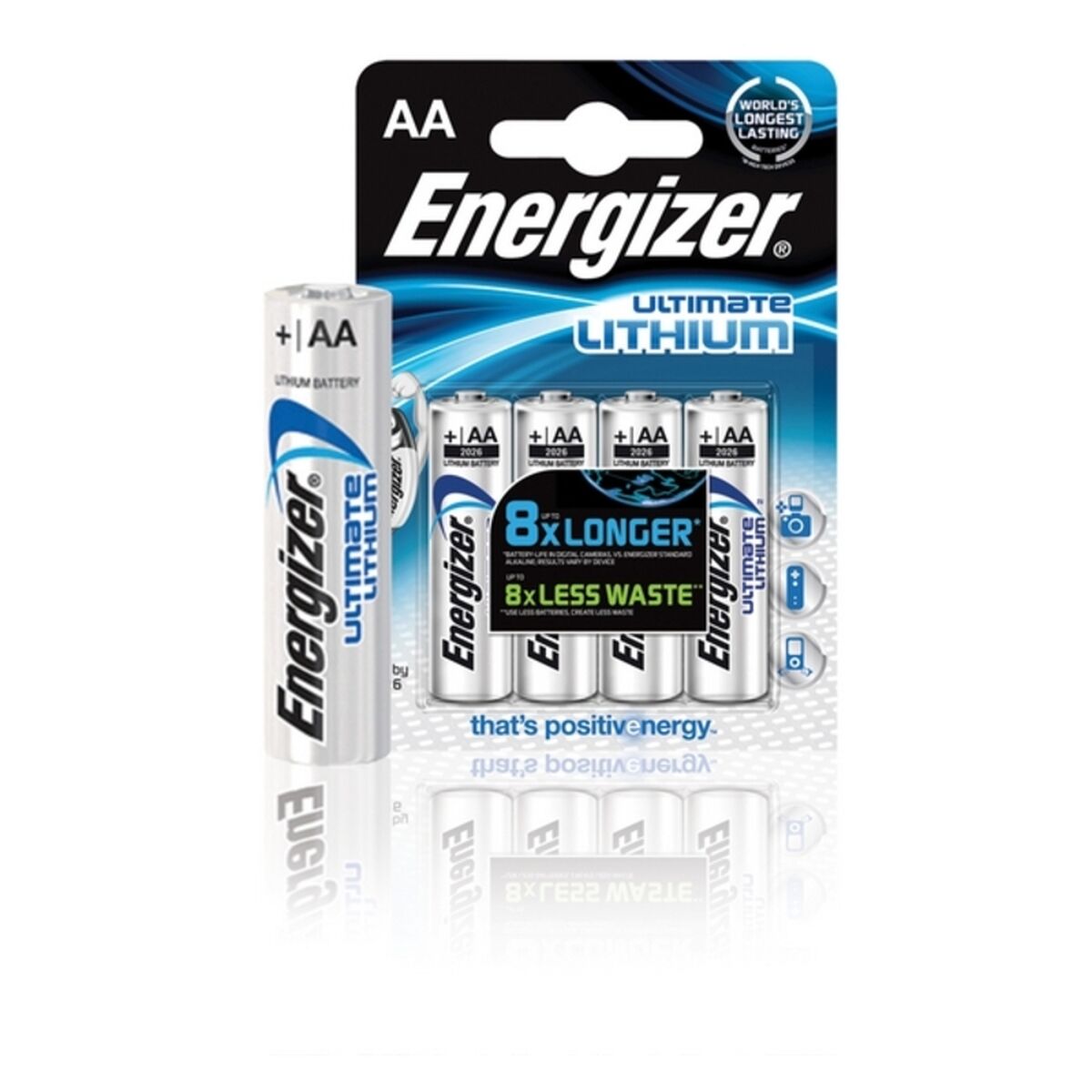 Batterier Energizer 1,5 V AA - 2