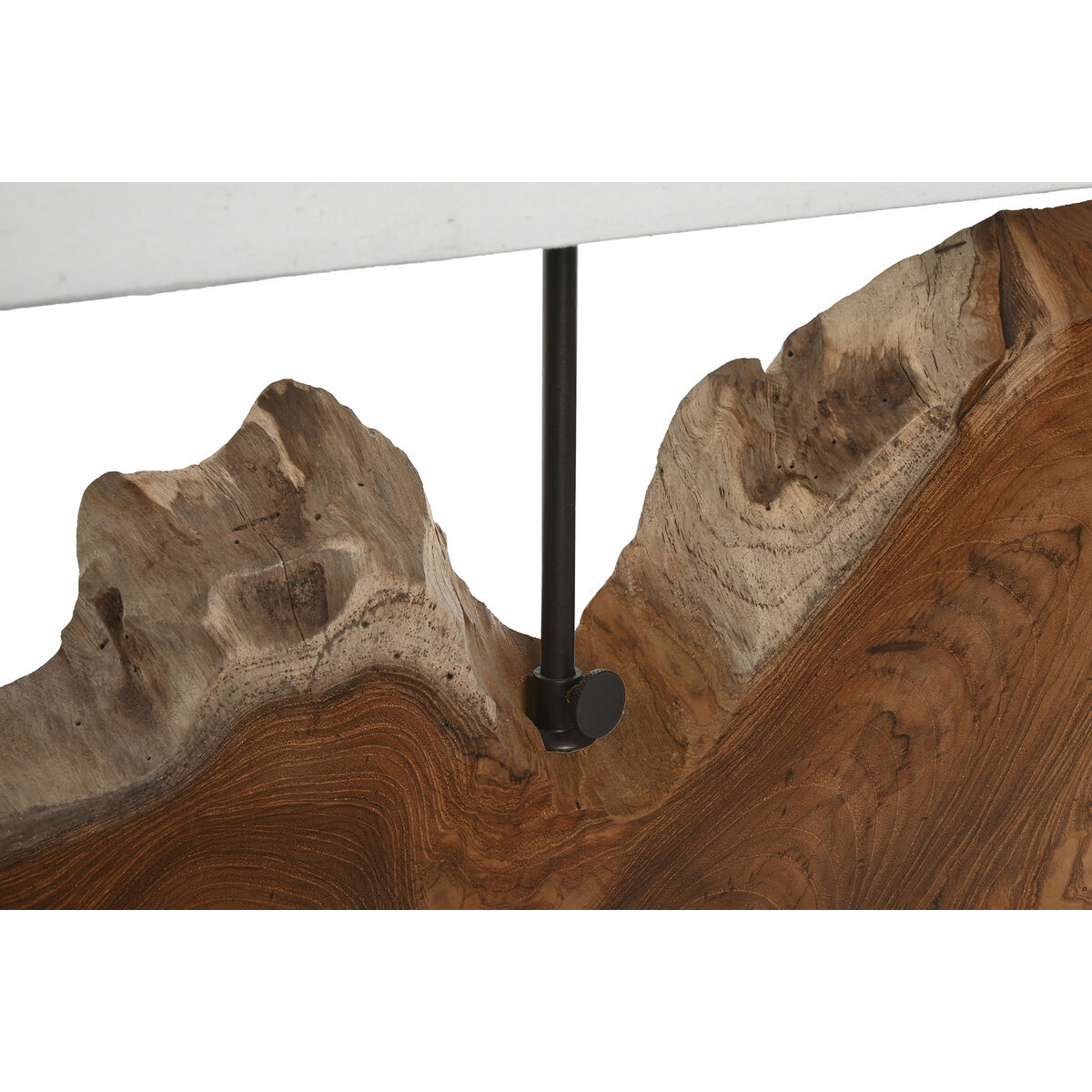 Bordslampa Home ESPRIT Järn teakträ 60 X 20 X 55 cm - 6