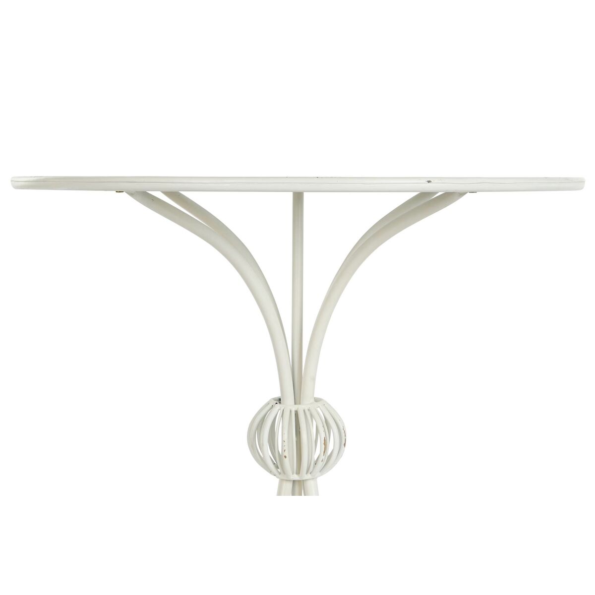 Sidobord DKD Home Decor 81 x 81 x 81,5 cm Metall Vit - 4