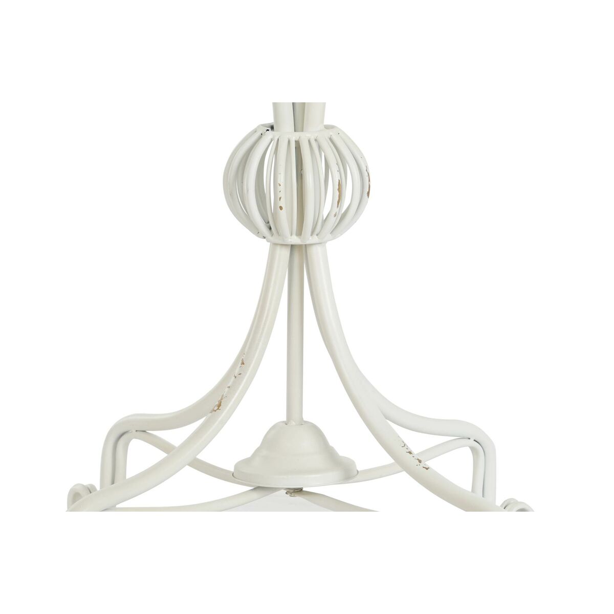 Sidobord DKD Home Decor 81 x 81 x 81,5 cm Metall Vit - 10