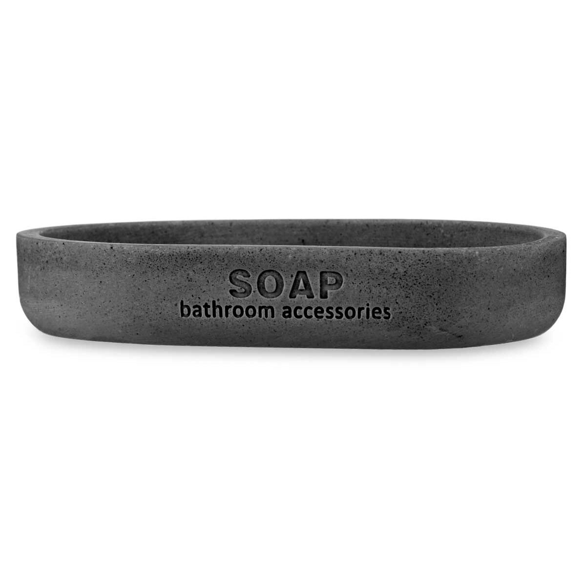 Tvålfat Berilo B5456BC-4 - 454 Svart Harts Bambu 12,5 x 2,5 x 8,5 cm (6 antal) - 5