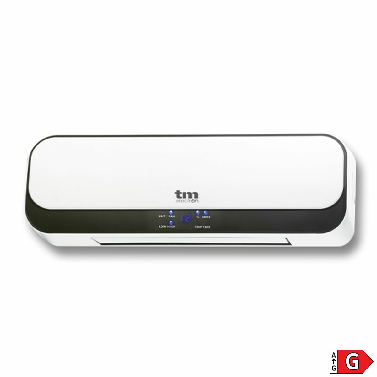 Värmeelement TM Electron 2000 W Svart/Vit Elektrisk Vägg - 5