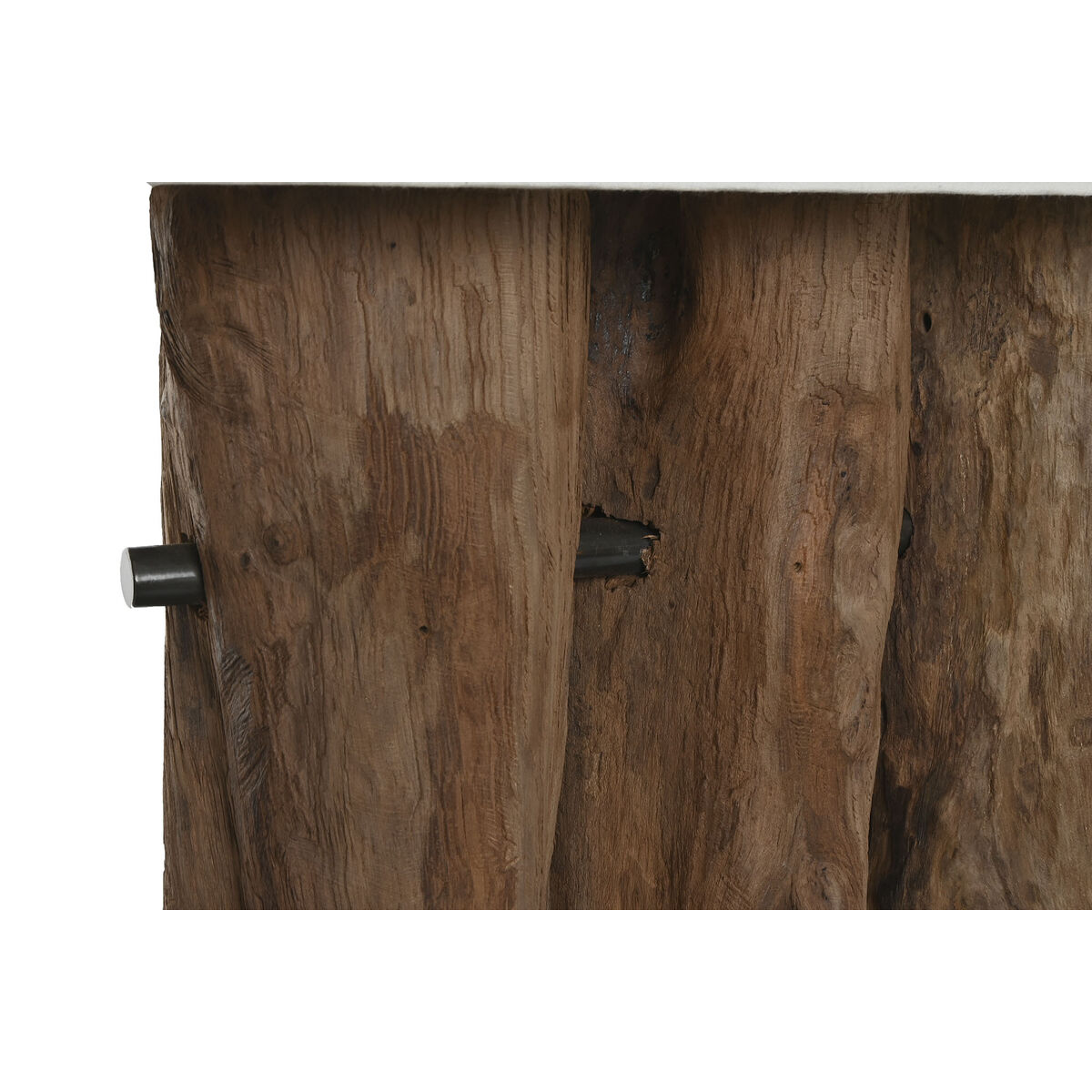 Bordslampa Home ESPRIT Järn teakträ 40 X 20 X 80 cm - 3