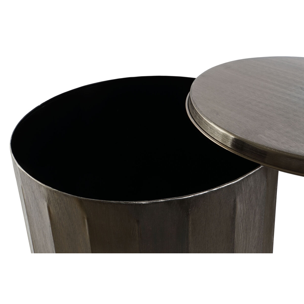 2-bordsset Home ESPRIT Gyllene Metall 42 x 42 x 52 cm - 4