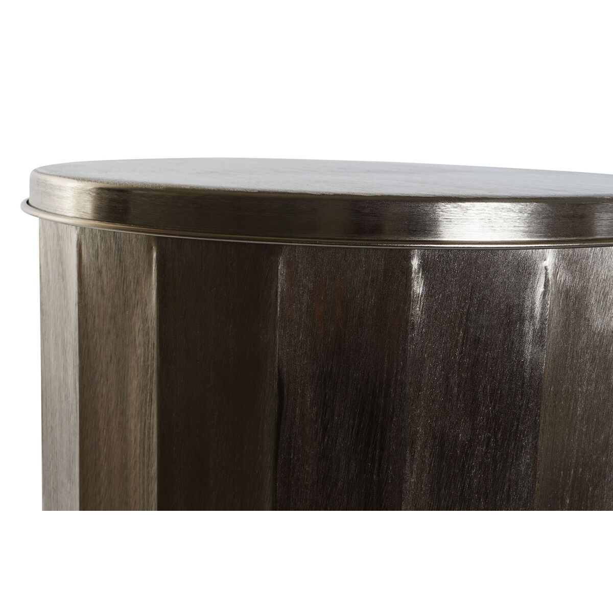 2-bordsset Home ESPRIT Gyllene Metall 42 x 42 x 52 cm - 3