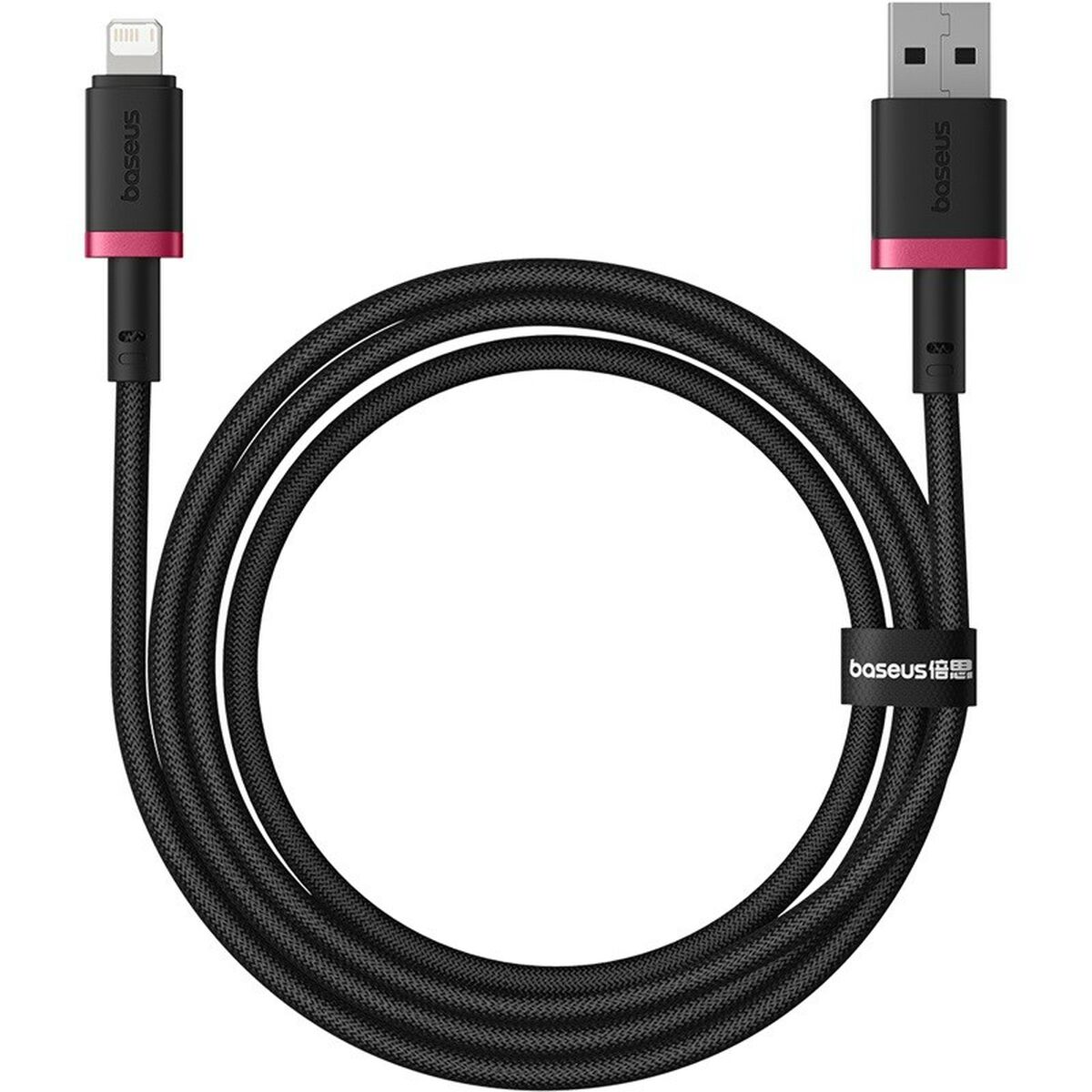 Kabel USB till Lightning Baseus P10377801U01-01 Svart Röd 1 m
