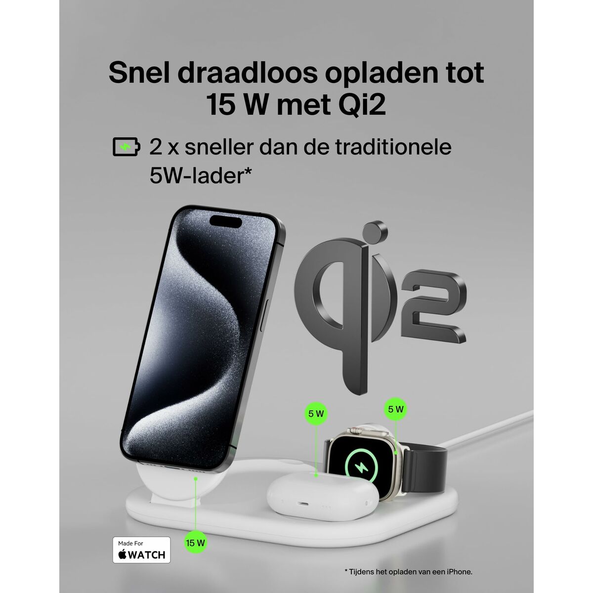 Trådlös laddare Belkin WIZ029VFWH - 2
