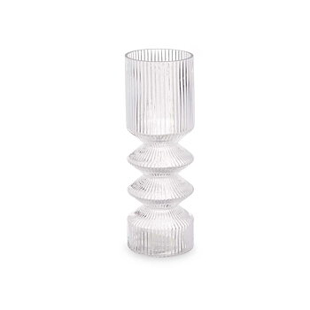 Vas Ränder Transparent Glas 8 x 23 x 8 cm (8 antal)