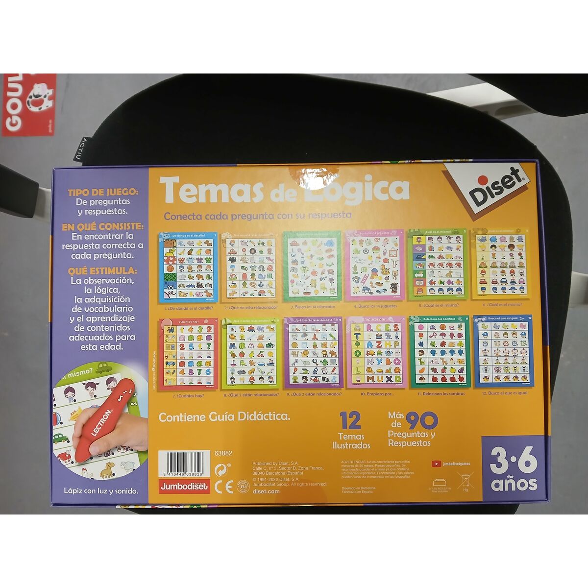 Utbildningsspel Diset Temas de Lógica ES - 3