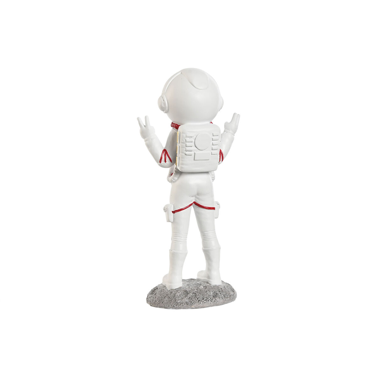 Prydnadsfigur Home ESPRIT Blå Vit Röd Kvinna Astronaut 9 x 7 x 20 cm (2 antal) - 3