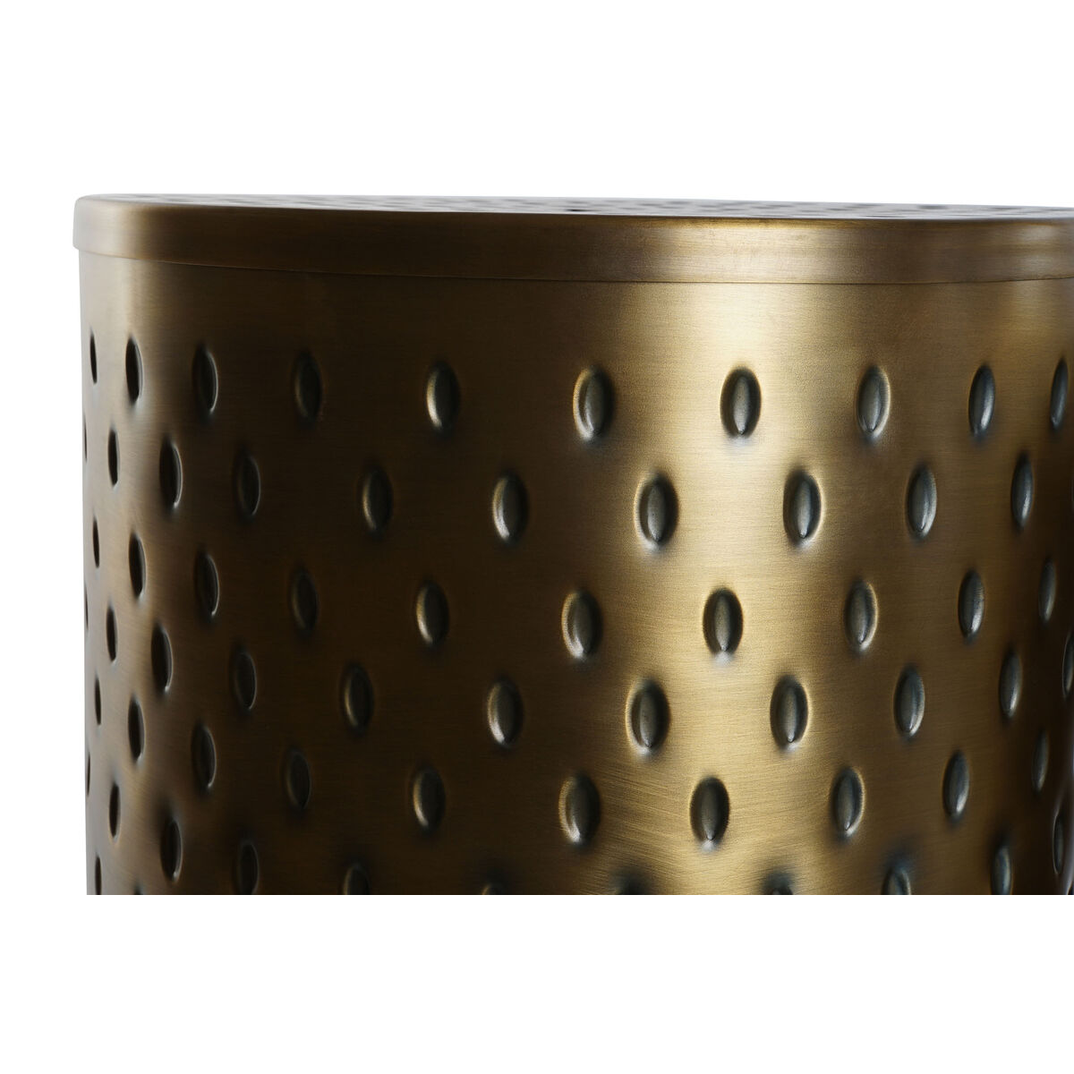 2-bordsset Home ESPRIT Gyllene Metall 43 x 43 x 54 cm - 4
