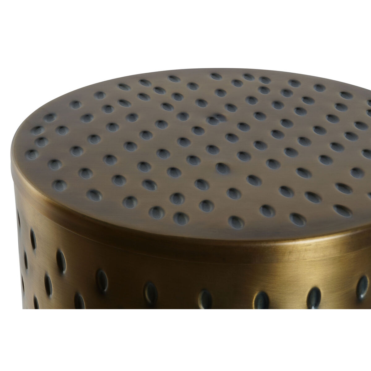 2-bordsset Home ESPRIT Gyllene Metall 43 x 43 x 54 cm - 2
