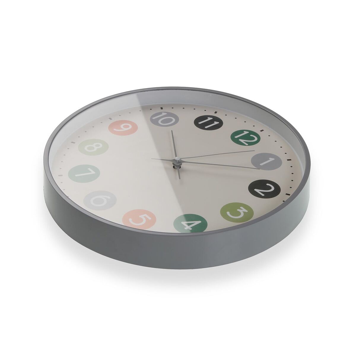 Väggklocka Versa Multicolour Plast 30 x 30 x 4,5 cm - 2