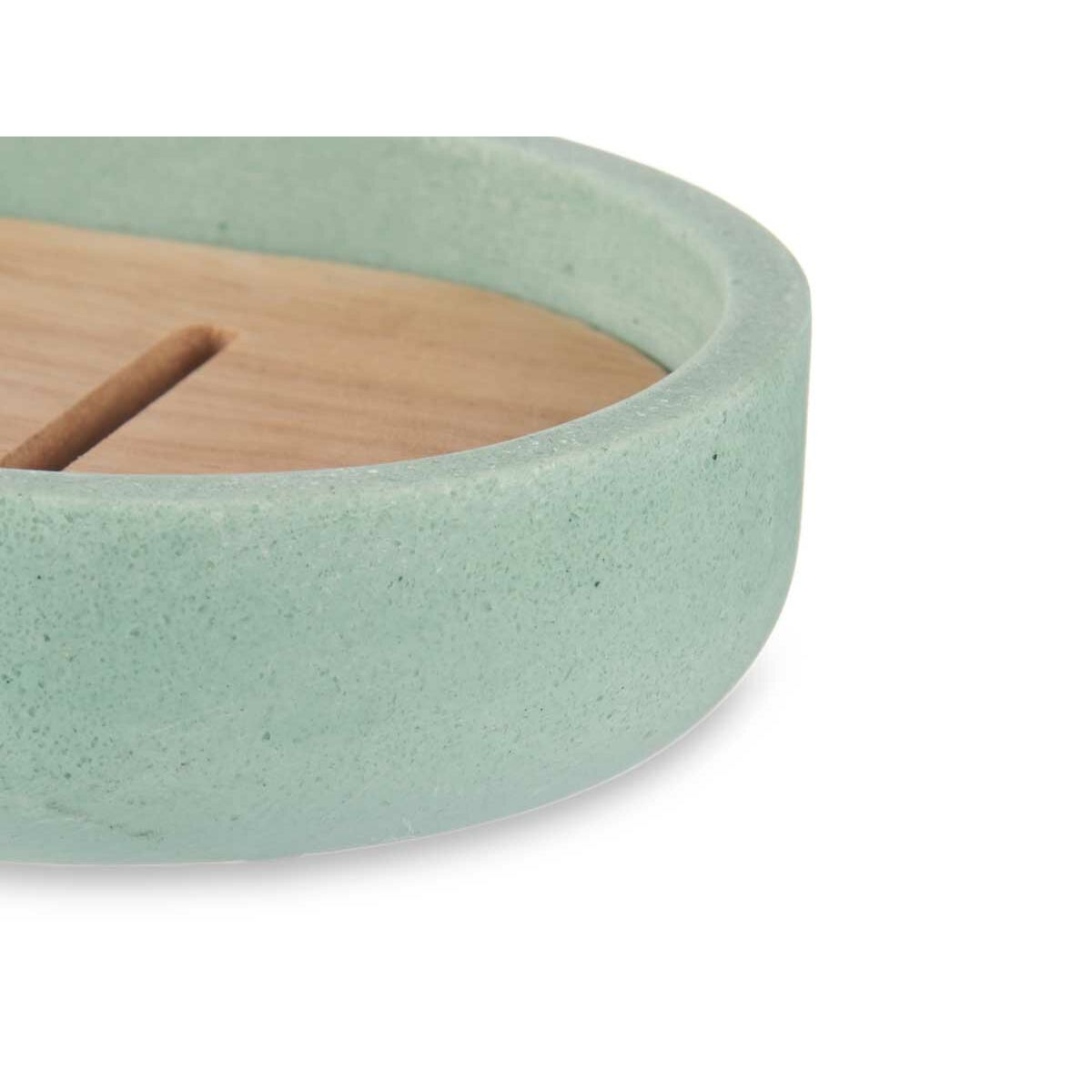Tvålfat Berilo Mint Harts Bambu 12,5 x 2,5 x 8,5 cm (6 antal) - 2