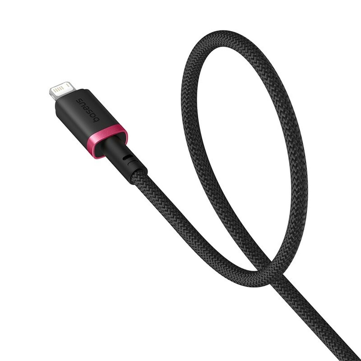 Kabel USB till Lightning Baseus P10377801U01-03 Svart Röd 2 m - 3