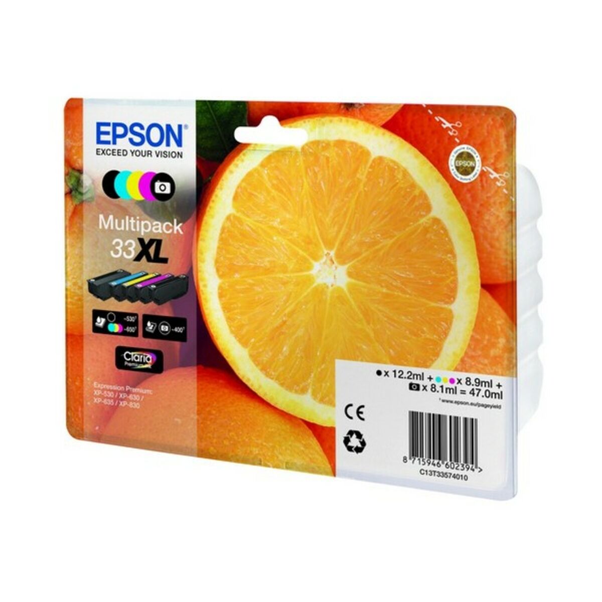 Original Bläckpatron Epson T33XL (5 pcs) Multicolour
