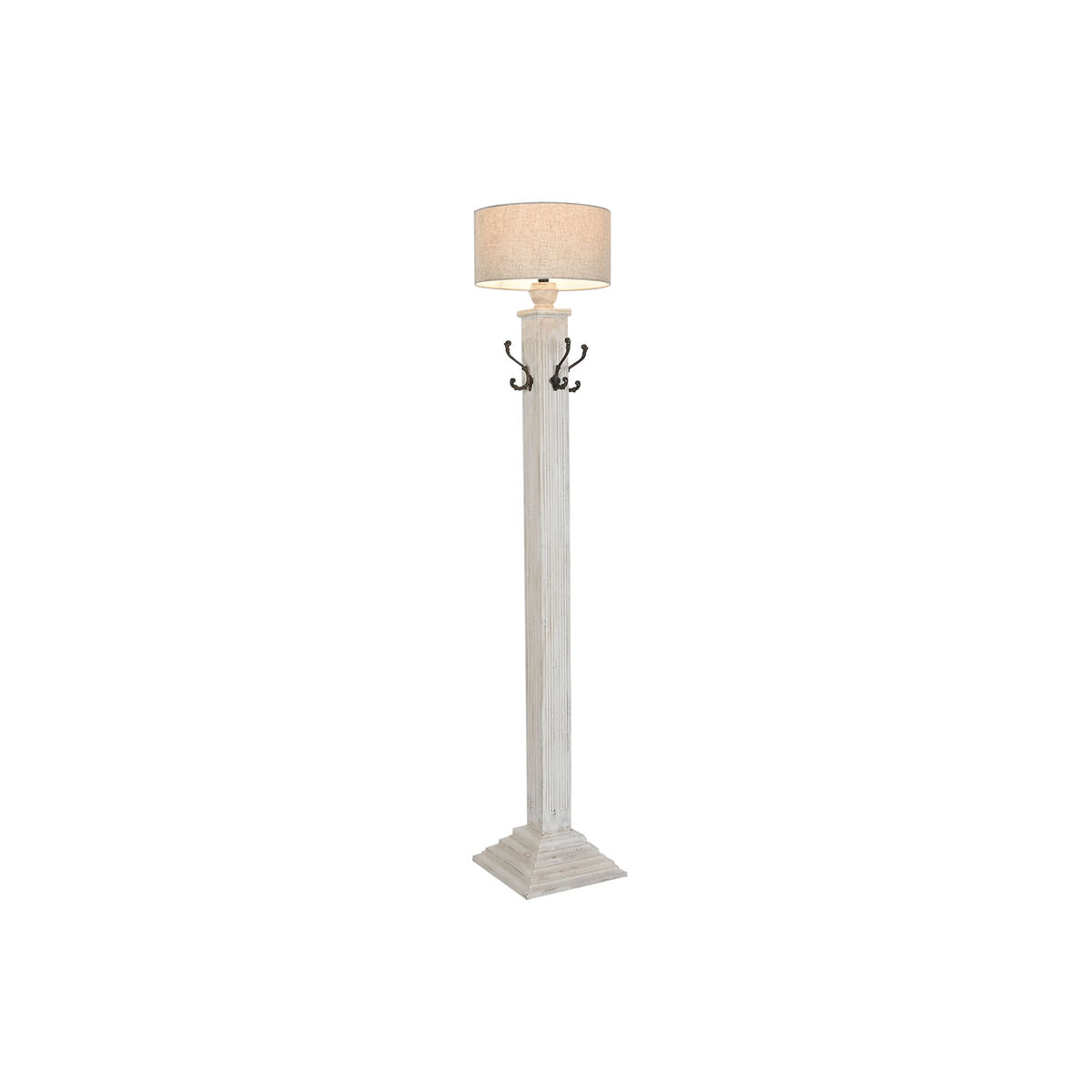 Golvlampa Home ESPRIT Vit 220 V 42 X 42 X 200 cm - 5