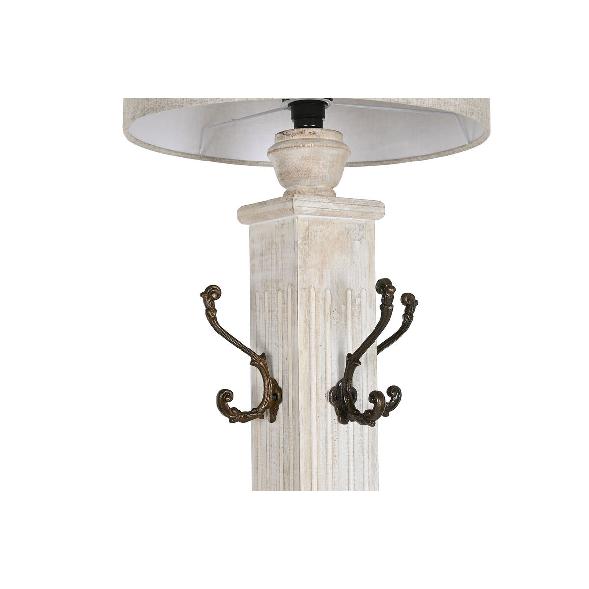 Golvlampa Home ESPRIT Vit 220 V 42 X 42 X 200 cm - 6