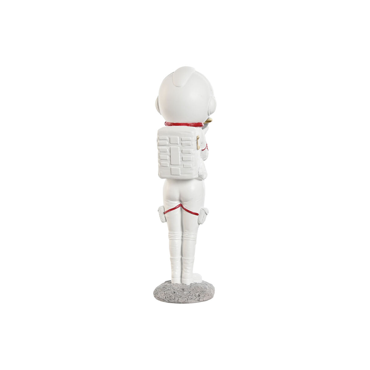Prydnadsfigur Home ESPRIT Blå Vit Röd Gyllene Kvinna Astronaut 11 x 7 x 25 cm (2 antal) - 3