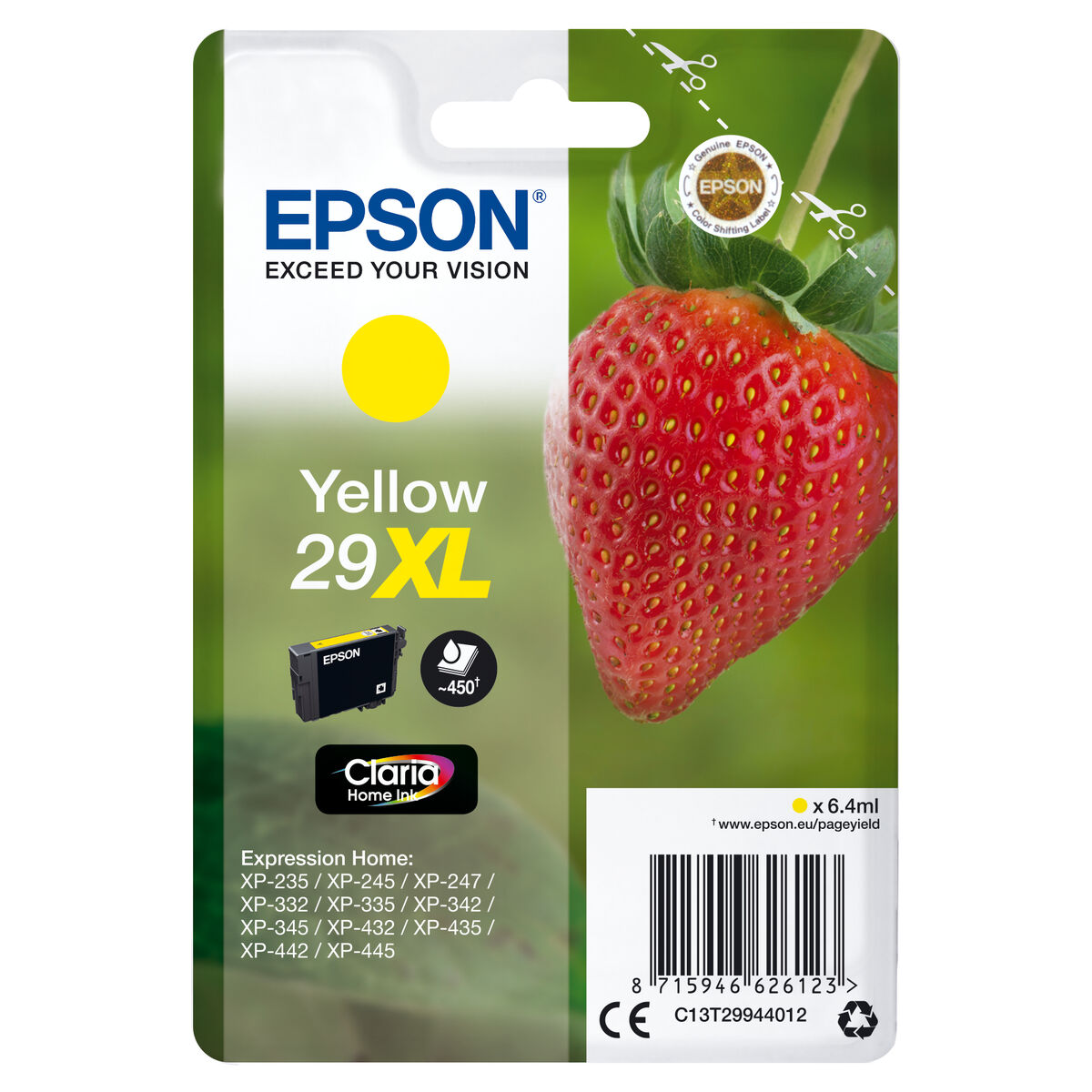 Original Bläckpatron Epson C13T29944012 Gul - 2
