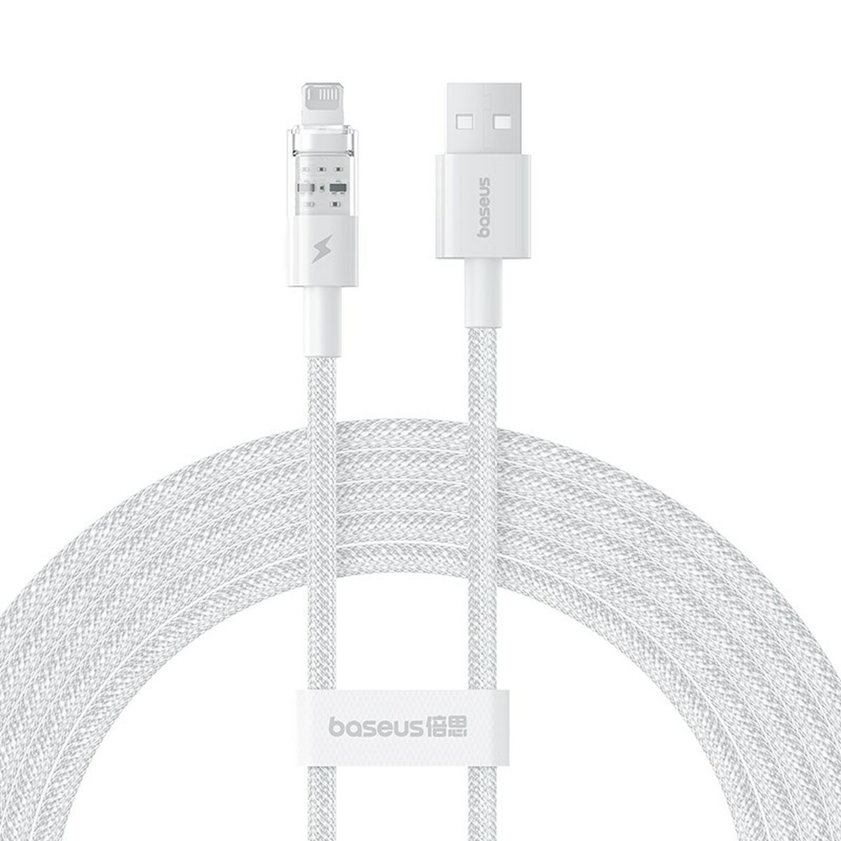 Kabel USB till Lightning Baseus P10373003211-01 Vit 2 m