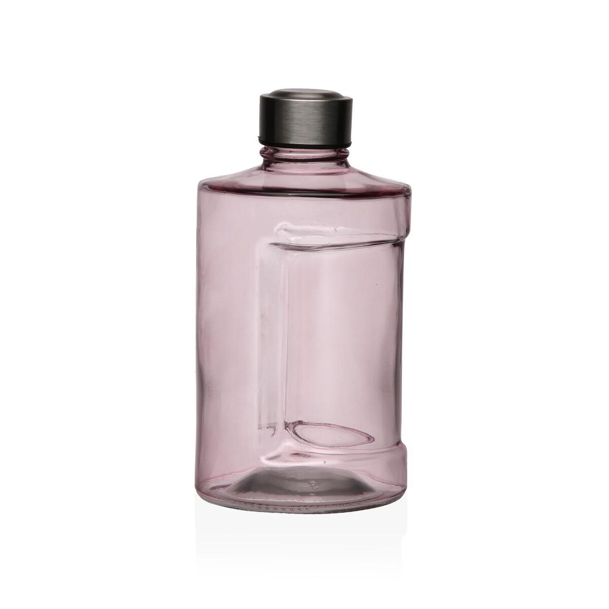 Vattenflaska Versa Rosa Glas Aluminium 900 ml 10 x 19 x 10 cm