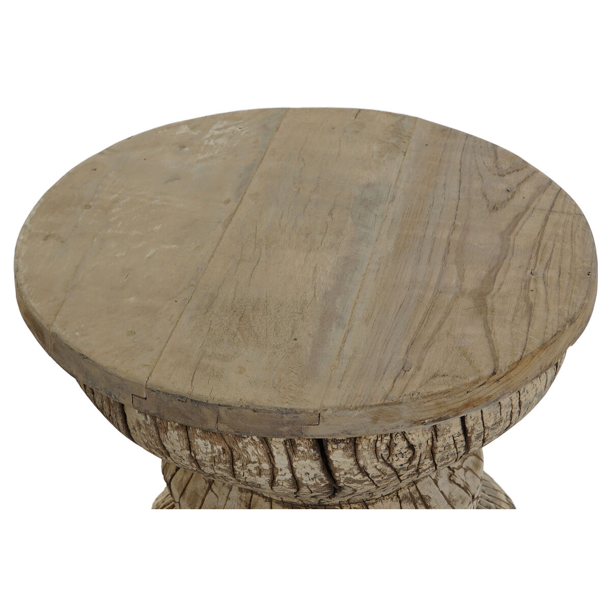 Sidobord Home ESPRIT Naturell Teak 45 x 45 x 43 cm - 2