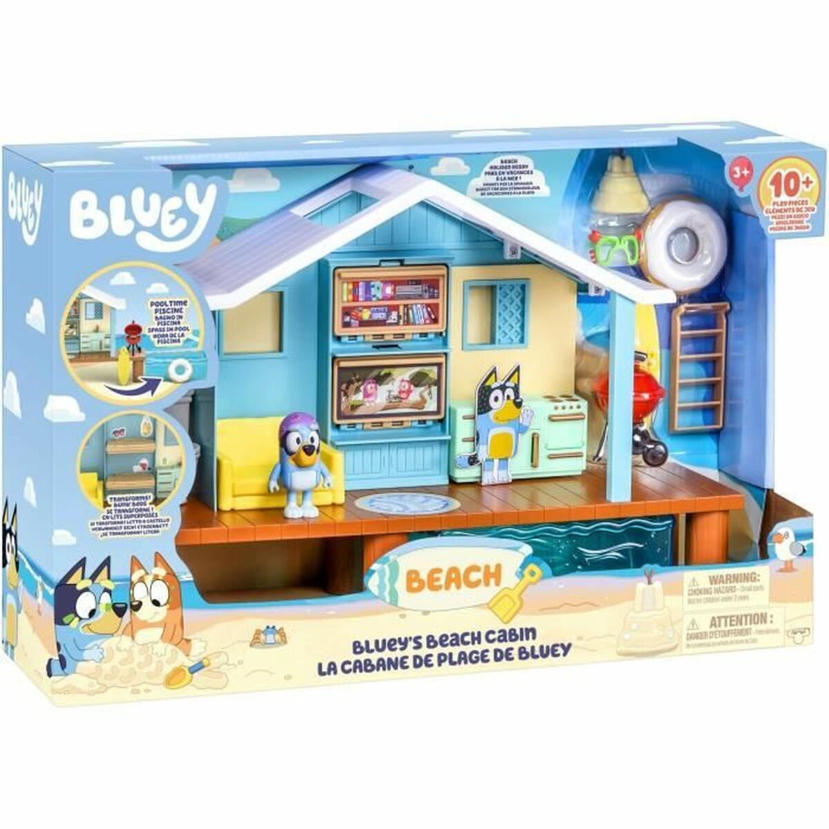 Playset Bluey Bluey's Beach Hut - 3
