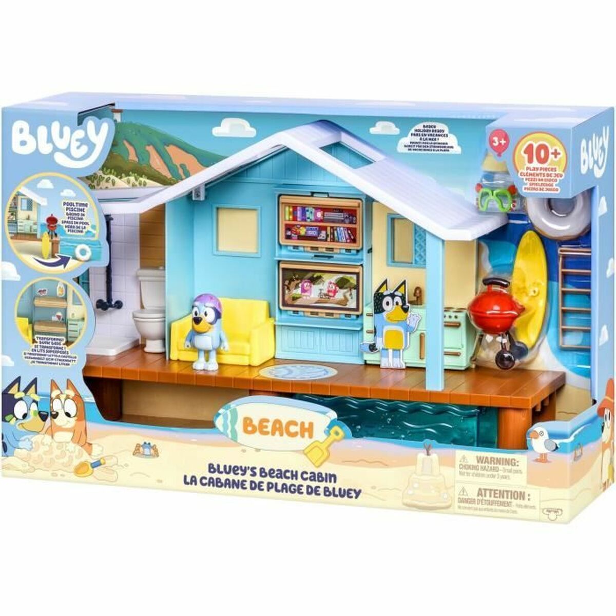 Playset Bluey Bluey's Beach Hut - 4