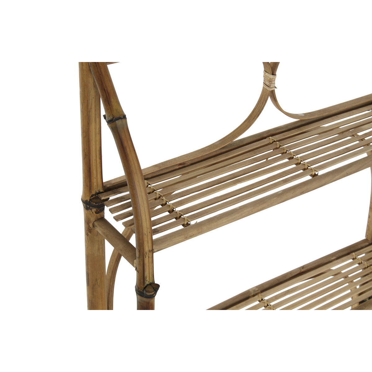 Bokhylla DKD Home Decor Naturell Rattan Bambu 3 Hyllor (62 x 15 x 103 cm) - 11