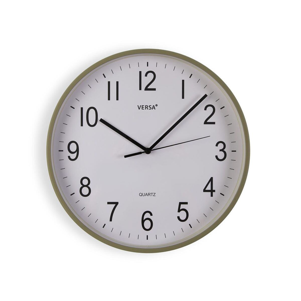 Väggklocka Versa Grön Plast 30 x 30 x 4 cm