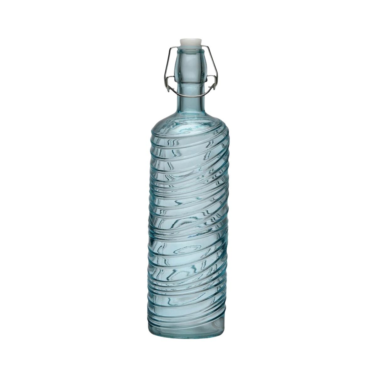Vattenflaska Versa Turkos Glas Aluminium 1 L 8,2 X 30,6 X 8,2 CM - 2