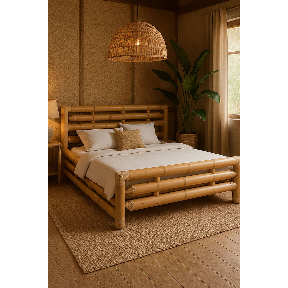 Säng Home ESPRIT 202,5 X 220 X 74 CM - 2
