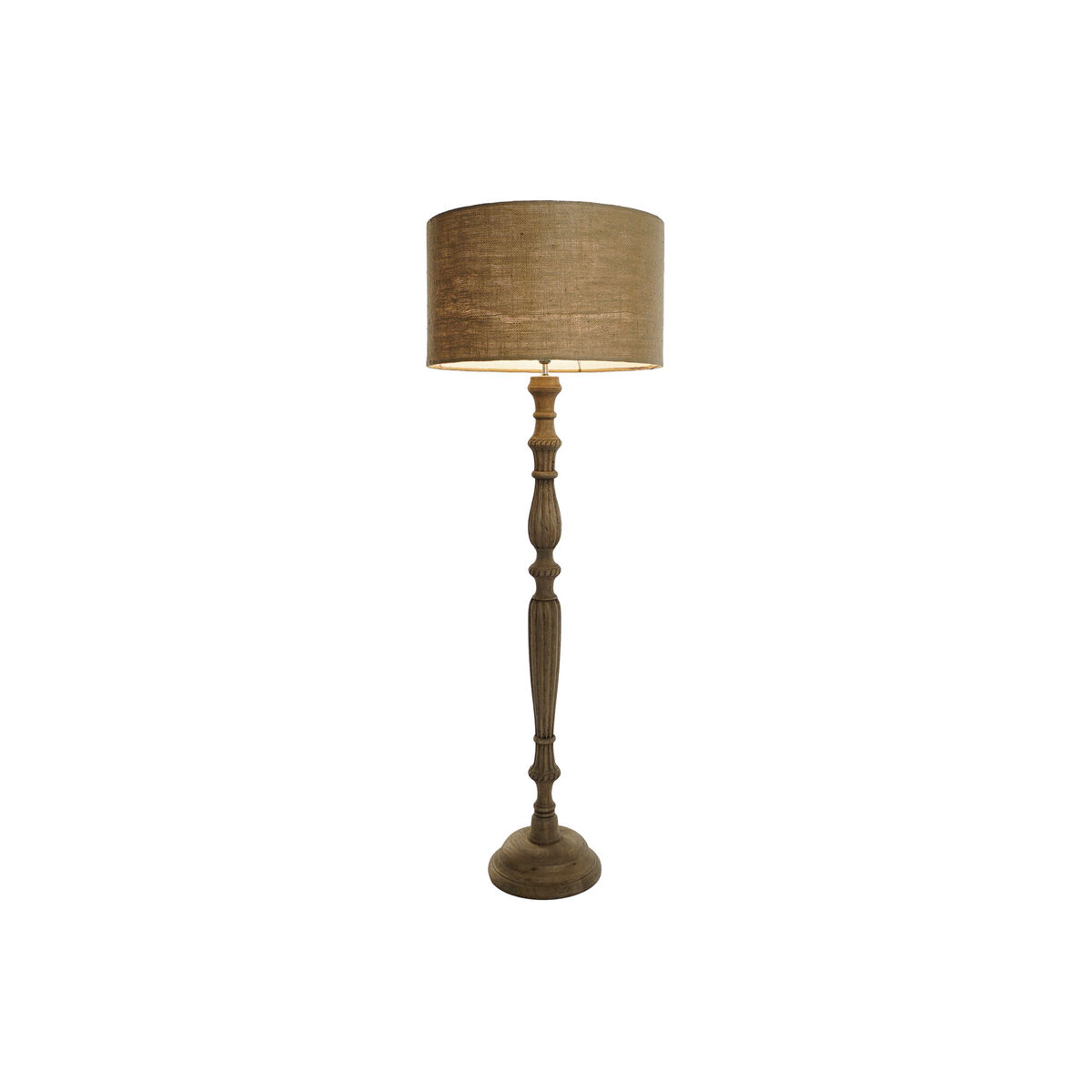Golvlampa Home ESPRIT Naturell 50 W 220 V 60 x 60 x 180 cm - 4
