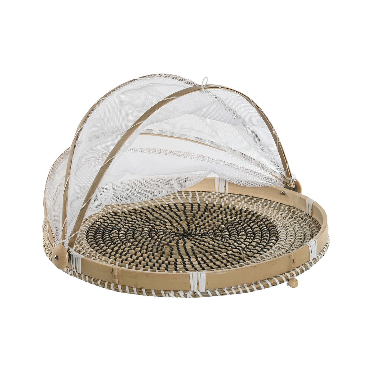 Plattbeklädnad Home ESPRIT Bambu Havsalger 40 x 40 x 24 cm