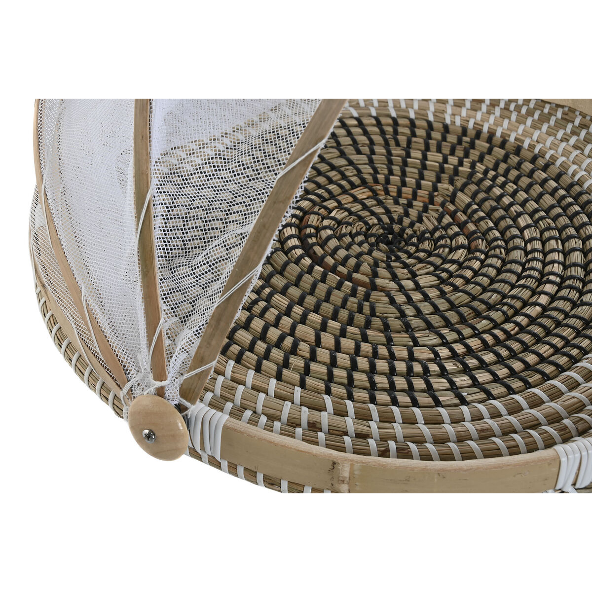Plattbeklädnad Home ESPRIT Bambu Havsalger 40 x 40 x 24 cm - 2