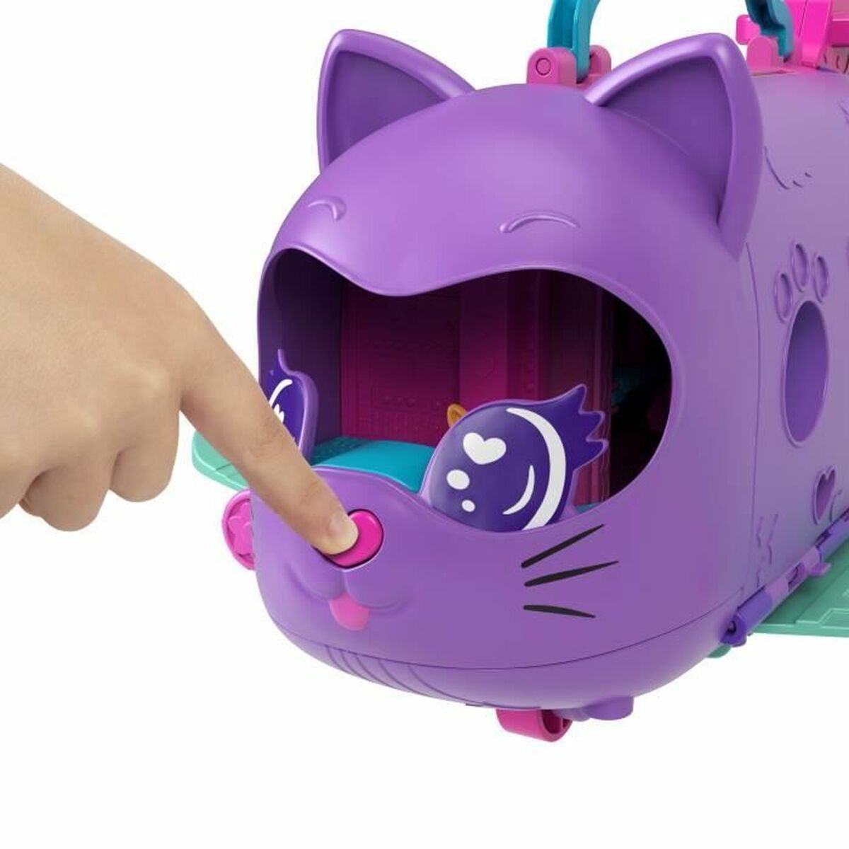 Playset Polly Pocket Transforming Kitten Airplane-Box - 4