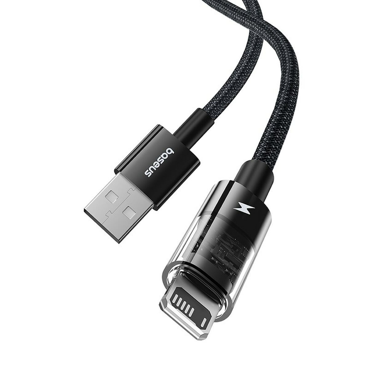 Kabel USB till Lightning Baseus P10373003111-00 Svart 1 m - 2