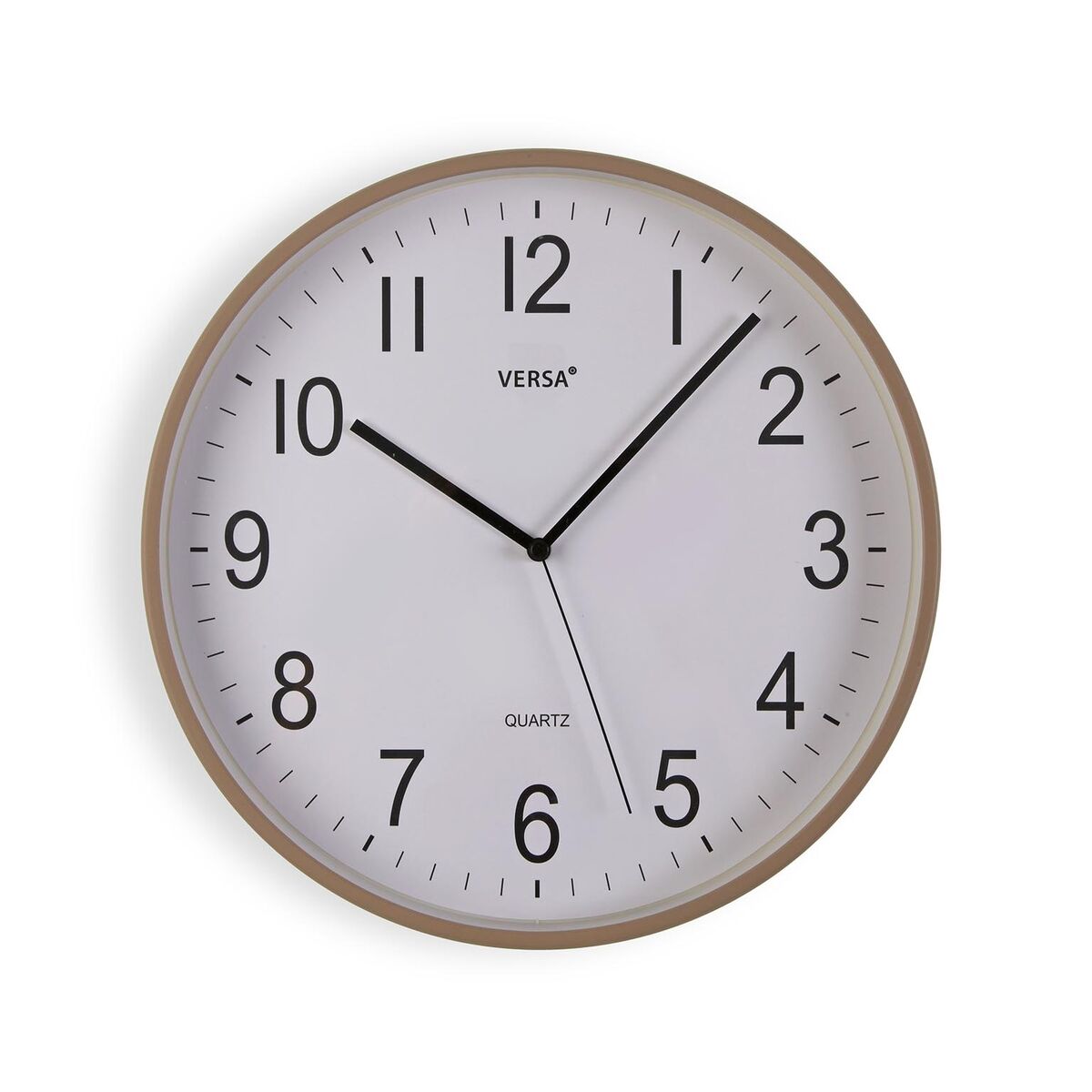 Väggklocka Versa Grå Plast 35,1 X 35,1 X 4,5 CM