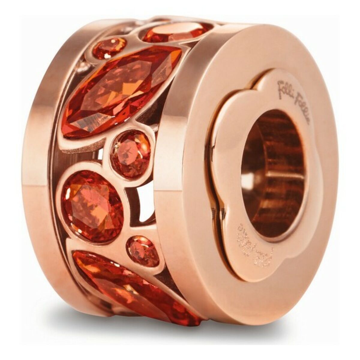 Dampärlor Folli Follie 3P16T005RR Röd (1 cm) - 3
