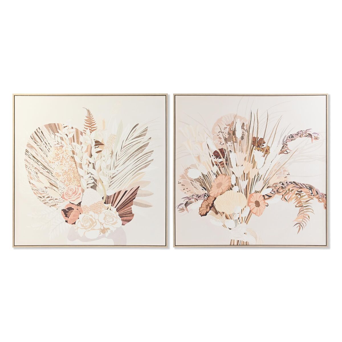 Kanvas DKD Home Decor polystyren Kanvas 100 x 4 x 100 cm