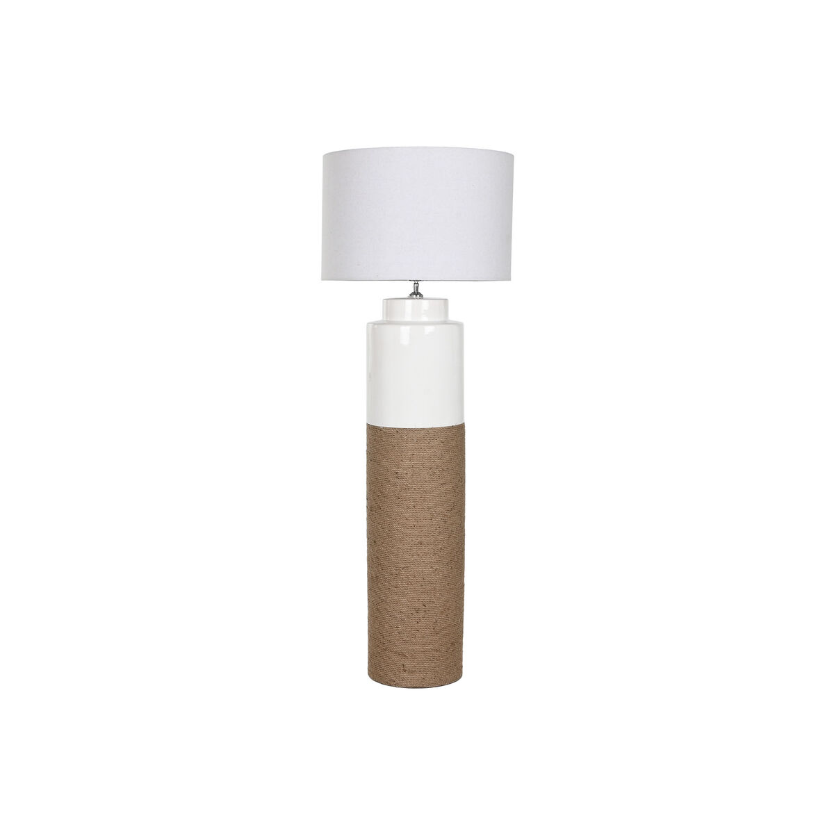 Golvlampa Home ESPRIT Vit Brun 220 V 50 X 50 X 139,5 cm