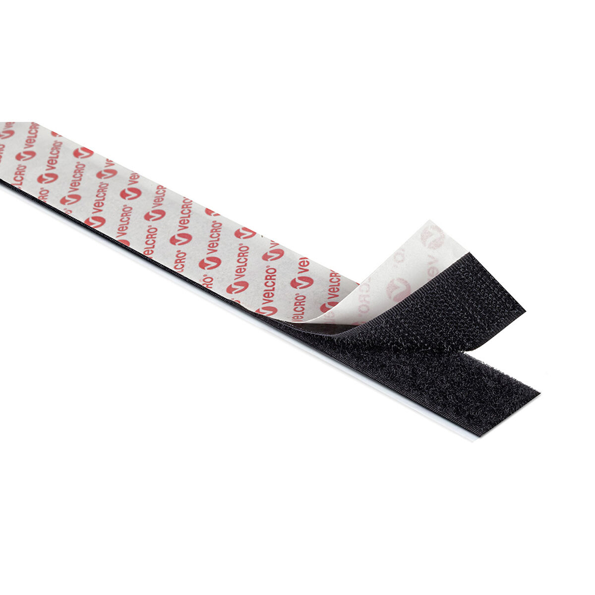 Dubbelsidig Tejp Velcro Vit 20 mm x 5 m - 2
