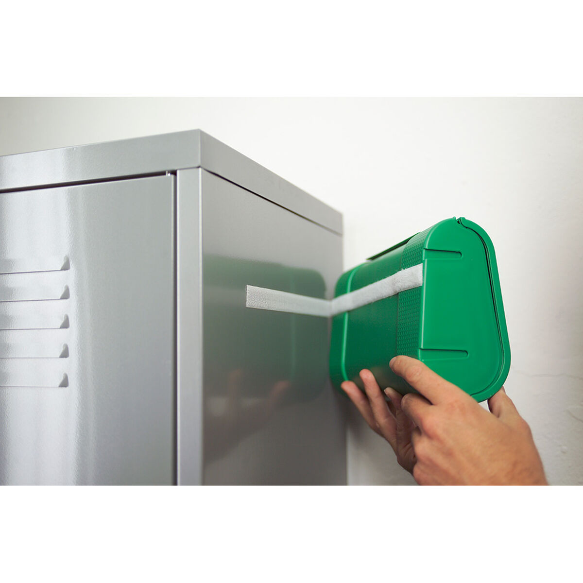 Dubbelsidig Tejp Velcro Vit 20 mm x 5 m - 5